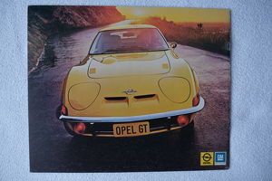 Opel GT Original Prospekte