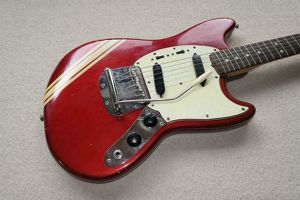 Fender Mustang 1969 Competition Red Original