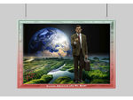 Rowan Atkinson/Mr. Bean. Einmaliger Kunstdruck. 45x30 cm. Muss man haben! Souvenir. Wandbild. Geschenk. Andenken. Sammelobjekt. Deko. Rarität. BRANDNE