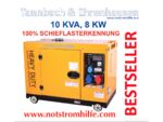AKTION Diesel Notstromaggregat Tannbach & Ehrenhausen 10 KVA 8KW - grosse Aktion!