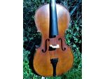 Cello n. "D. Tecchler Romae 1709" m. Bogen & Tasche