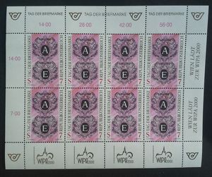 Lot. Nr. 116    1997  Kleinbogen Tag der Briefmarke,