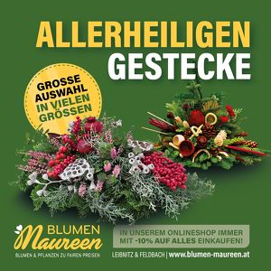 Allerheiligen - Grabschmuck - Aktion bei Blumen Maureen